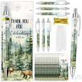 30 Set Baby Bridal Shower Ballpoint Pens Bulk for Guests Retractable Black Ink Pens Thank You Cards Gender Reveal Prizes Souvenirs Guest Game Prizes Party Favors Gift for Guests (Adventure) by Diartpaint