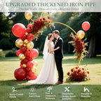 WellSign 7.2FT Circle Wedding Arch Backdrop Stand for Parties - Image 3