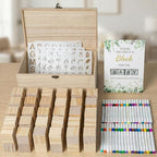 103 Pcs Baby Shower Games Sign Kit, Wooden Blocks to Decorate - Image 7