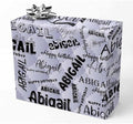 AOFUN Wrapping Papper With Name/Date Personalized Name Gift Kids Christmas Gift Wrap Mens Wrapping Paper Christmas Cool Wrapping Paper 3 Rolls 58" x 23" by Unknown