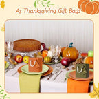 Sherr 100 Pcs Fall Color Mini Paper Gift Bags with Handles, White Tags - Image 4