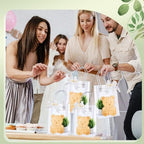 38Pcs Baby Shower Prizes for Game Winners Bamboo Cheese Board Fork Butter Spreaders Coasters Towel Artificial Potted Plant Gift Bag for Baby Shower Bridal Shower Favors (4 Sets, Bamboo Bear Shaped) - Image 6