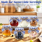 3.4 oz Small Glass Jars with Lids 30PCS, Mini Yogurt Jars for Jam - Image 5