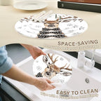 3 Tier Cupcake Cake Stand Winter Cute Deer White Dessert Table Display Trays Set Acrylic Large Cake Holder for Baby Shower Party Supplies, Holds 34 Cupcakes - Image 4