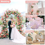 Queension 7.2FT Arch Backdrop Stand, Wedding Arch Stand for Ceremony, Gold - Image 5