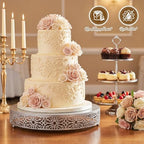 Wenqik 18 Inch Cake Stand Round Metal Cupcake - Image 4