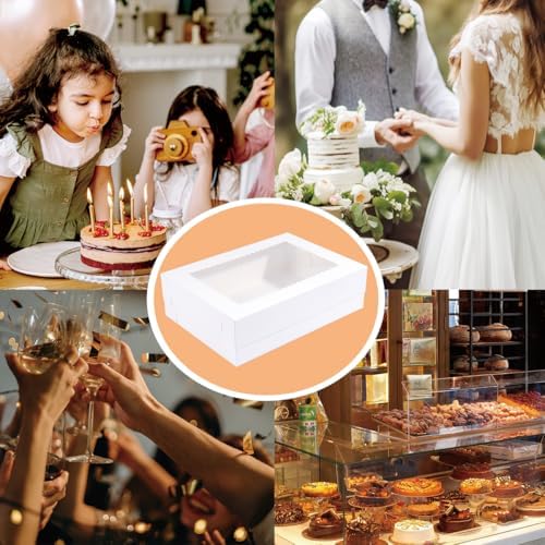 14x10x4 Inches 10 Pack Cake Boxes with Cake Boards - Image 7