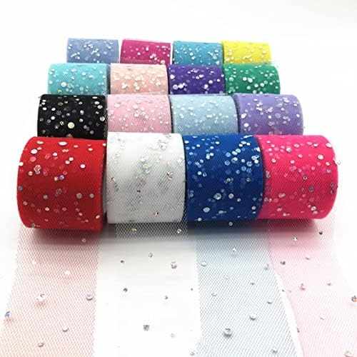PuLaif Organza Tulle Fabric Roll 25 Yards 5 cm Width Wedding Baby Shower Party Decorations - Image 3
