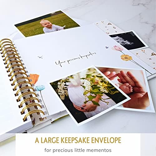 Baby Memory Book, First 5 Years, Woodland Baby Book and Keepsake Journal - Image 4