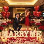 Pooqla Marry Me Light up Letters, Will You Marry Me Sign for Proposal - Image 6