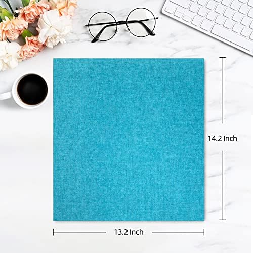 potricher Photo Album 4x6 Photos, 1000 Pockets, Linen Cover, Blue - Image 2