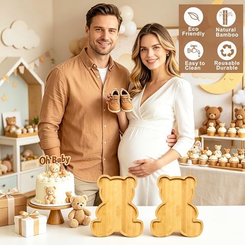 Bear Charcuterie Board Beary Gender Reveal Baby Shower Party Decorations - Image 5