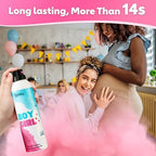 Large Gender Reveal Fire Extinguisher Set for Newborn Baby, 4Pcs Pink Gender Reveal Smoke Bombs, Biodegradable Color Blaster for Cool Gender Reveal Ideas, Confetti Power Cannon Shooter Party Supplies - Image 5