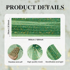 Artoid Mode Green Gold Gauze Table Runner 120 Inch 10Pcs, Glitter Metallic Foil Sheer Dining Wedding Anniversary Holiday Table Decor for Home Party - Image 4