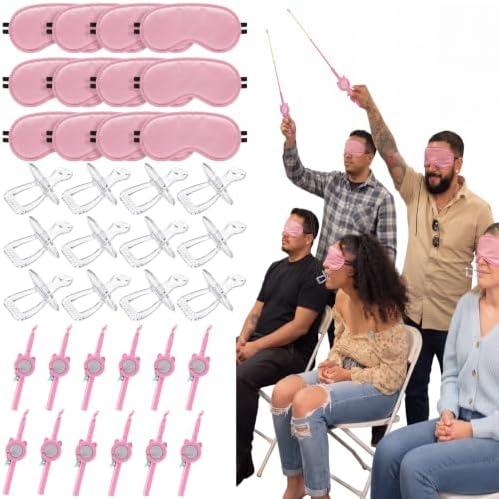 12 Set Pink Baby Shower Games Fishing The Pacifiers, Stylish by Unknown