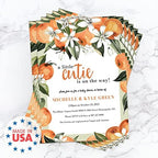 Canopy Street Little Cutie Personalized Invitations / 25 Custom Citrus Party Invites And White Envelopes/DIY 5" x 7" Baby Shower Sprinkle Party Invitation/Made In The USA - Image 6