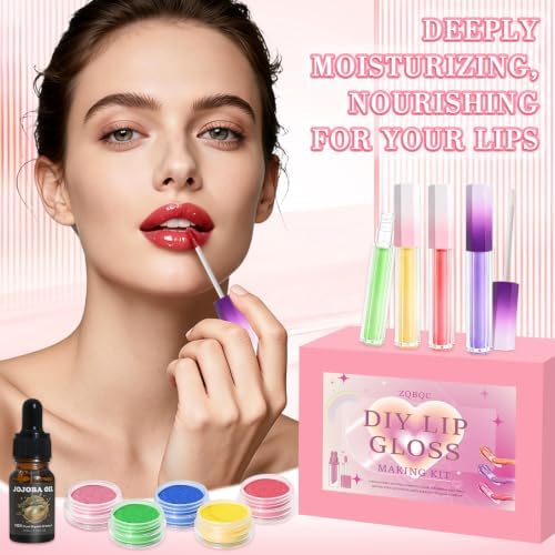 Anime Princess Cake Toppers, Snow Theme Princess Cake Decorations&Lip Gloss Kit for Kids, Fun DIY Color Changing Lip Gloss Kit Birthday Gifts for Girls Kids Teens Baby Shower Children's Party - Image 7