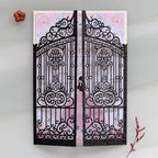 50Pcs Glitter Black Wedding Engagement Anniversary Invitation - Image 2