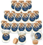 Threlaco 20 Pcs Moon Baby Shower Favor Candle Glass Jar by Threlaco