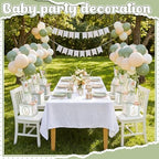 6 Sets Sage Green Silly Goose Birthday Decoration 15.7 Inch Soft Silly Goose Table Centerpiece Stuffed Animals with Balloon Boxes Hat Geese Plushies Table Decor for Birthday Party Favors - Image 4