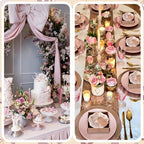 SiliFine 12 Pcs Pink Bow Party Favors for Guests Small Ceramic Bowl Bulk Gifts Set 3.3 Inch Floral Design Mini Dipping Sauce Dish with Card Box for Bridal Pooja Baby Shower Birthday Guest Gift - Image 5