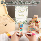 wookidel 72PCS Baby Shower Games Kit, Baby Blocks for Baby Shower - Image 5