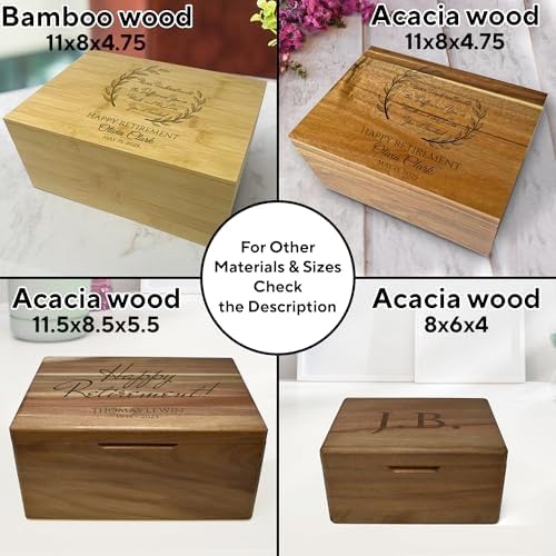 Retirement Gift for Teacher Wooden Keepsake Box, Teacher Appreciation Gifts - Image 2