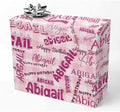 AOFUN Personalized Logo Gift Personalized Name Text Wrapping Paper Personalized Gift Just Because Gifts For Her Wrapping Paper For Him Valentines Paper 5 Rolls 58" x 23" by Unknown