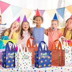 Sweetude 40 Pcs Cartoon Street Party Favor Bags with Handle - Image 2