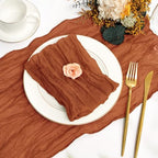 fani 60 Pack Gauze Cheesecloth Napkins, 20 x 20 in, Terracotta - Image 3
