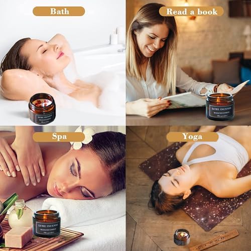 10 Pcs Custom Candle Personalized Bridal Shower Gifts for Guests Party Favors Small Candles 1.5 Oz Amber Jars Soy Candles Customized Scented Lavender Vanilla Sandalwood Rosemary Valentines Day Gifts - Image 4