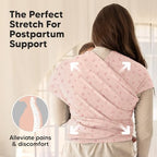 KeaBabies Baby Wrap Carrier, All in 1 Original Baby Carrier (Pink Daisies) - Image 5