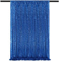 Royal Blue Photo Backdrop Sequin Photography Backdrop Drapes for Baby by QueenDream