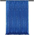 Royal Blue Photo Backdrop Sequin Photography Backdrop Drapes for Baby by QueenDream
