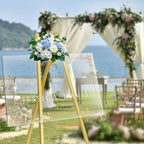 GRENTY 2 Pack Gold Easel Stand for Wedding Signs – No Assembly Needed, Heavy Duty Metal Display Stand for Art, Welcome Signs, Posters, Pictures, Paintings, and Floor Décor - Image 2