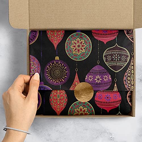 Jillson Roberts Premium Bulk 20" x 30" Printed Tissue for Wrapping and Gift Bags, Opulent Ornament, 240 Sheets - Image 4