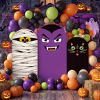 Moukeren 3 Pcs Halloween Black Cat Arch Backdrop Cover, 4ft 5ft 6ft Decor by Moukeren