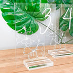 20 Pack Clear Acrylic Blank Signs for Table Numbers, 5x7 Inch Clear Acrylic Blank Sheet Sign 1/8 inch Thick, Use for DIY Wedding Table Signs Display Party Events - Image 7