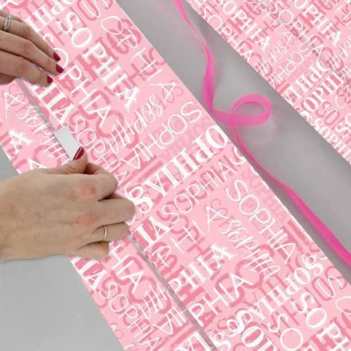 AOFUN Personalized Wrapping Paper Valentine Gift Wrapping Paper Personalized Gift Wrapping Paper Mens Wrapping Paper Cute Wrapping Paper 5 Rolls 58" x 23" - Image 4