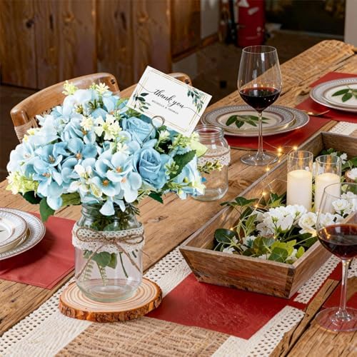 Mason Jar Centerpiece Table Decorations for Dining Room Farmhouse Decor - Image 6