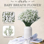 Babys Breath Artificial Flowers Bulk 90 Pcs White Gypsophila Faux Flowers - Image 5