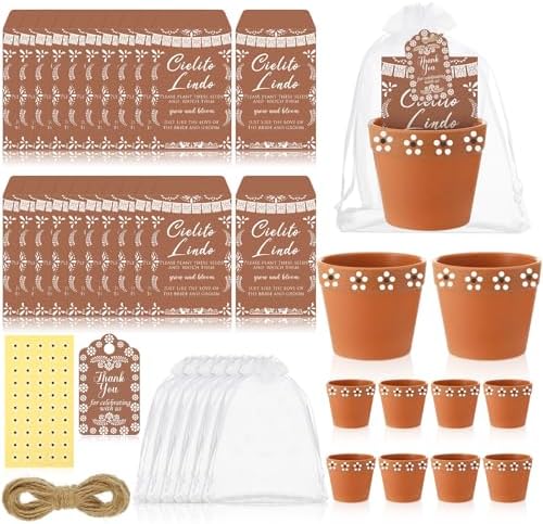 Ctosree 50 Sets Cielito Lindo Wedding Bridal Shower Favors for Guests by Ctosree