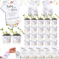 Hushee 151 Pcs Wildflower Baby in Bloom Favors Baby Shower Decorations by Hushee