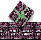 AOFUN Custom Gift Tissue Paper Roll Funny Gift Bags For Adults Funny Gift For Friend Wrapping Paper For Him Personalized Christmas Gift 3 Rolls 58" x 23" - Image 2