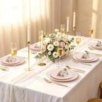 I00000 150 PCS Pink Plastic Plates,Heavy Duty Pink Disposable Plates - Image 5