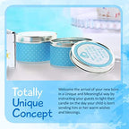 Majestic Zen Baby Shower Candle Favors Gift Set | 9-Pack Neutral Scented Soy Wax Candles | Fresh Baby Powder Scent | 30–40 Hour Burn | Unique Gender Reveal Party Favors & Baby Shower Decorations - Image 4