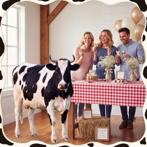 Funrous 5 ft Realistic Cow Cardboard Stand-up Party Decor, 1 Pcs - Image 5