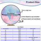 Leyiyi 7.5x7.5ft Boy or Girl Round Backdrop Cover Burnouts or Bows Pink or Blue Circle Photography Background He or She Baby Shower Party Decoration Banner Gender Reveal Baby Shower Party Supplies - Image 6