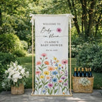 Custom Name Baby Shower Fabric Welcome Sign #6 - Image 3
