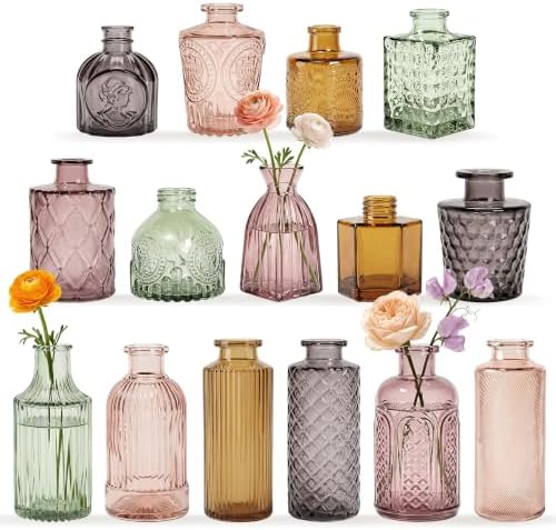 15 Pcs Fall Bud Vases Set, Baby Shower Decorations, Wedding Table Decor - Image 2